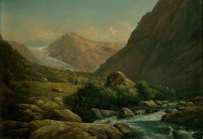 Arkadaşlar Buzulu (Petrol ve Tahta) by Hans Leganger Reusch
