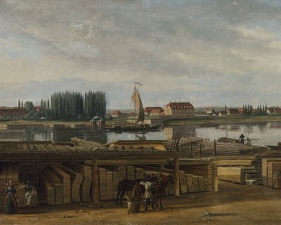 Dresden bölgesinden, c.1829-30 (tuval üzerine yağlı boya) by Hans Leganger Reusch