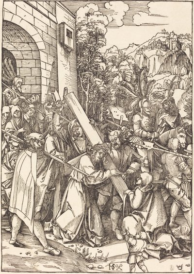 Haç Taşıyan İsa by Hans Leonard Schaufelein