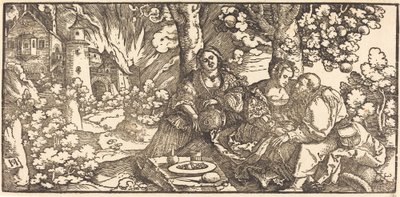Lût ve Kızları by Hans Leonard Schaufelein