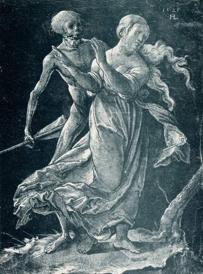 Bir kızı yakalayan ölüm by Hans Leu