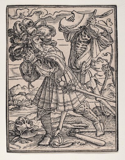 Kont, Ölümün Dansı'ndan, ca. 1526, 1538'de yayınlandı. by Hans Lützelburger