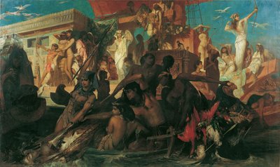 Nil Avı by Hans Makart