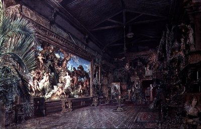 Sanatçının Stüdyosu by Hans Makart
