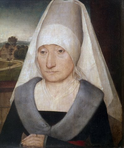 yaşlı bir bayan by Hans Memling