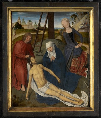 Adriaan Reins Triptych'in orta paneli by Hans Memling