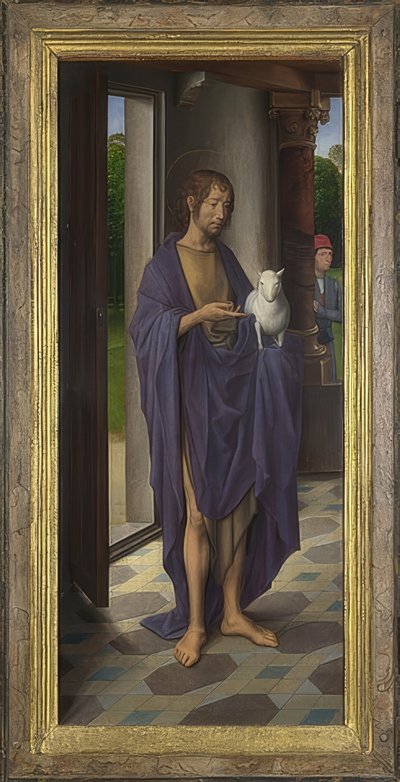 Aziz John the Baptist. 1478 civarında by Hans Memling