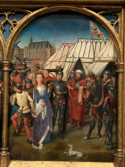 Aziz Ursula Kutsal Emaneti Detayı by Hans Memling