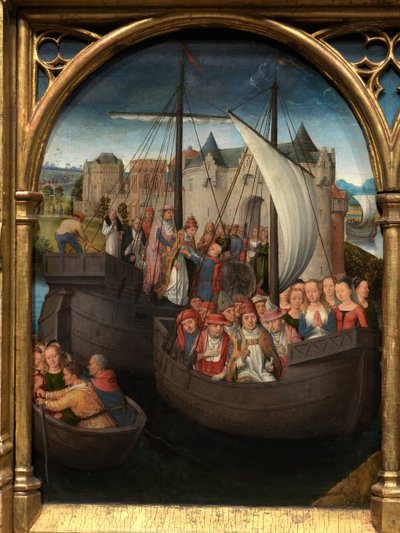 Aziz Ursula Kutsal Emaneti Detayı by Hans Memling