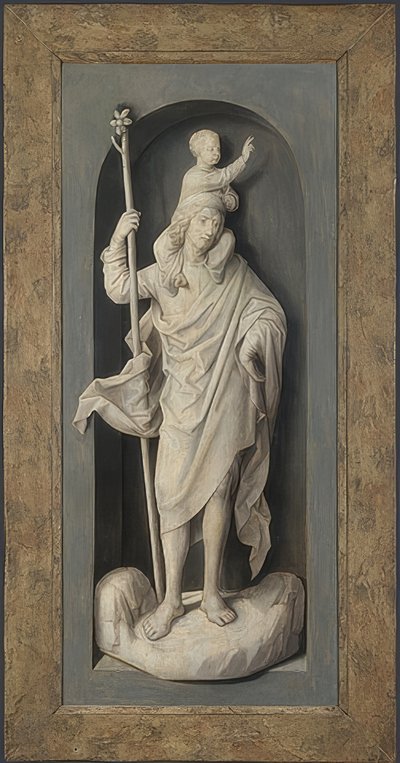 Aziz Christopher. 1478 civarında by Hans Memling