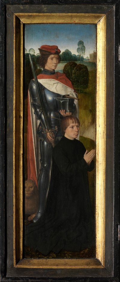 Adriaan Reins Triptych'in sol kanadı by Hans Memling
