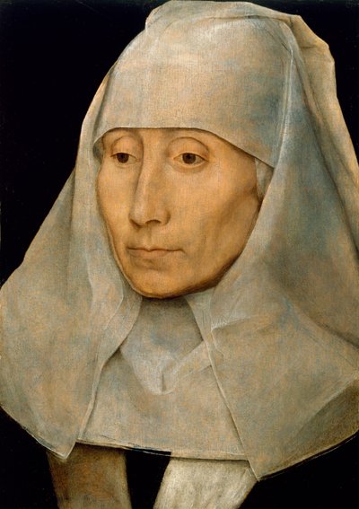 Yaşlı Bir Kadının Portresi, 1468-70 by Hans Memling