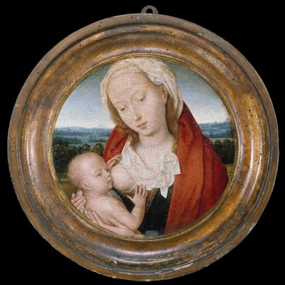Bakire ve Çocuk, ca. 1475-80. by Hans Memling