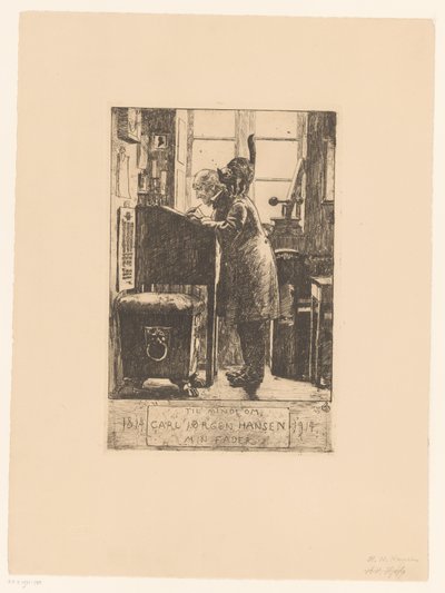 sanatçının babası Babam Carl Jorgen Hansen