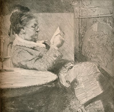 Sanatçının Annesinin Portresi, c1912 by Hans Nikolaj Hansen