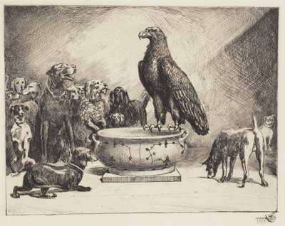 kartal ve köpekler by Hans Nikolaj Hansen