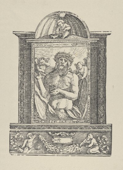 Ecce Homo Hüzün Adamı, 1922. by Hans Schäufelein the Elder
