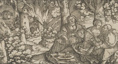 Lût ve Kızları, M.Ö. 1530. by Hans Schäufelein the Elder