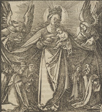 The Madonna of Mercy, Hymmelwagen auff dem