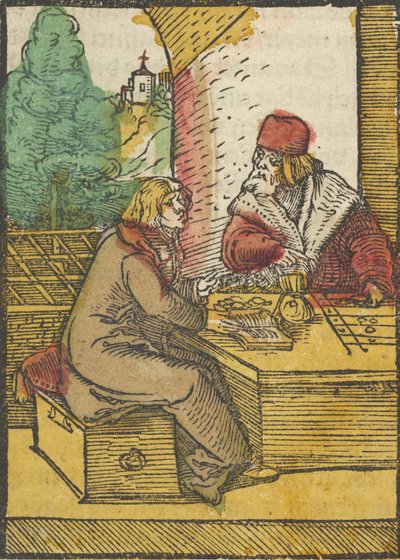 Zengin Adam ve Kahya benzetmesi, 2, Das Plenarium, 1517. by Hans Schäufelein the Elder