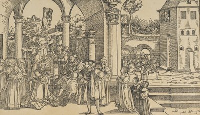 Esther'in Öyküsü. by Hans Schäufelein the Elder