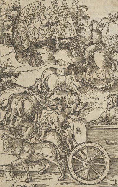 Hymmelwagen auff dem, wer wol leb..., 1517