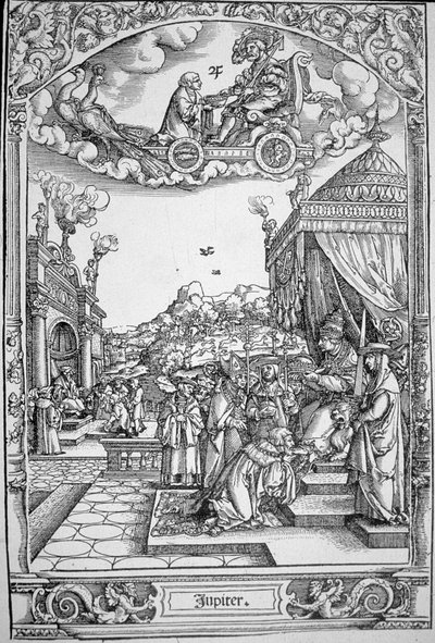 Jüpiter gezegeni (ahşap oyma) by Hans Sebald (School of) Beham