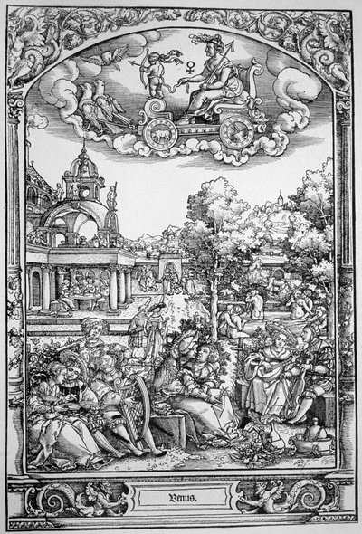 Venüs (ahşap oyma) by Hans Sebald (School of) Beham