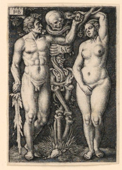 Adem ve Havva by Hans Sebald Beham