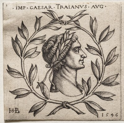 İmparator Trajan büstü by Hans Sebald Beham