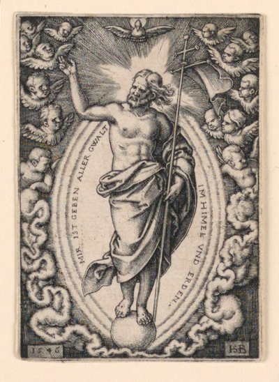 Dünya üzerindeki İsa by Hans Sebald Beham