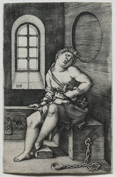 Kleopatra. by Hans Sebald Beham