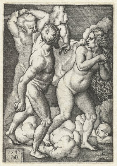 Cennetten kovulma by Hans Sebald Beham