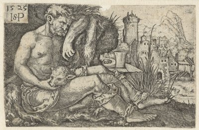 Çoban ve koyun by Hans Sebald Beham