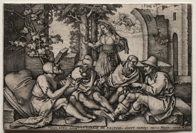 Eyüp ve Arkadaşları. by Hans Sebald Beham