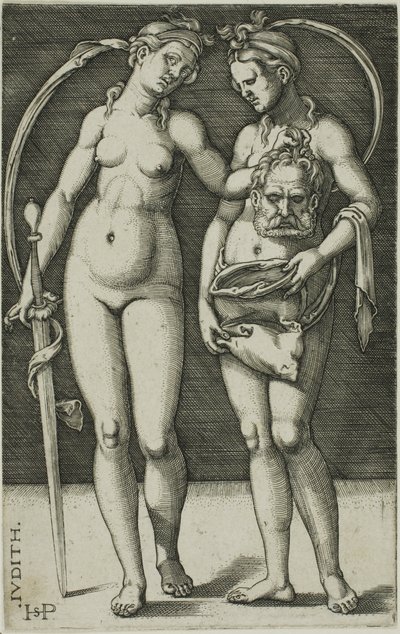 Judith ve Hizmetçisi by Hans Sebald Beham