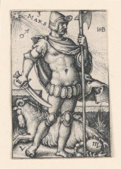 Mars, Yedi Gezegenden by Hans Sebald Beham
