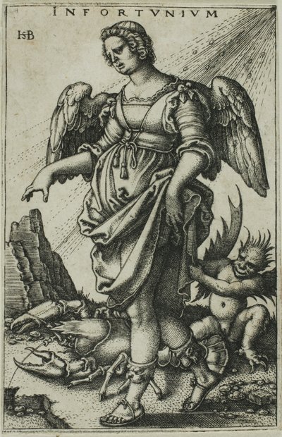 talihsizlik by Hans Sebald Beham