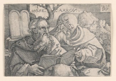 Musa ve Harun by Hans Sebald Beham