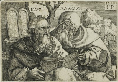 Musa ve Harun by Hans Sebald Beham
