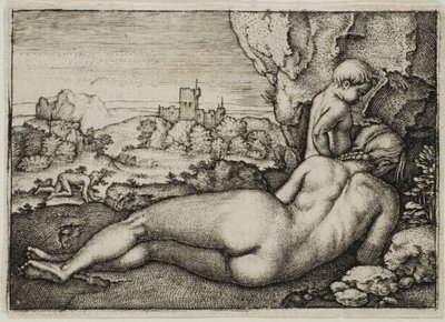 Aziz John Chrysostomus'un Kefareti by Hans Sebald Beham