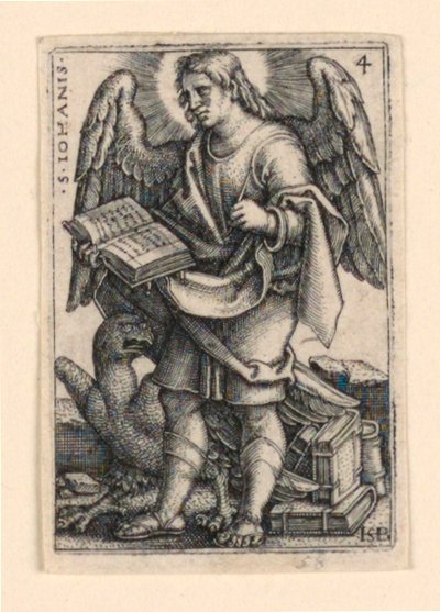 Dört Evangelistten Aziz John by Hans Sebald Beham