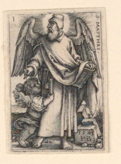 Dört Evangelistten Aziz Matta by Hans Sebald Beham