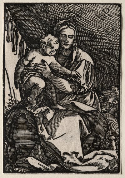 Çadır Altındaki Kutsal Aile by Hans Sebald Beham