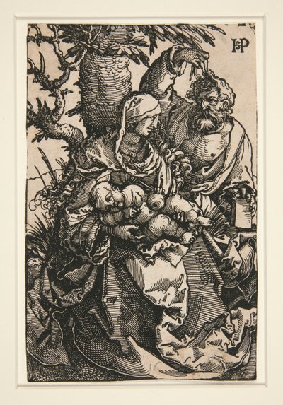 Bir Ağacın Altındaki Kutsal Aile by Hans Sebald Beham