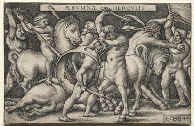 Herkül Sentorları Yeniyor by Hans Sebald Beham