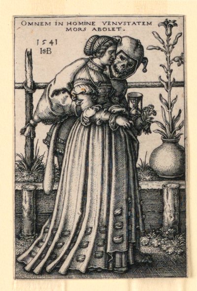 Leydi ve Ölüm by Hans Sebald Beham