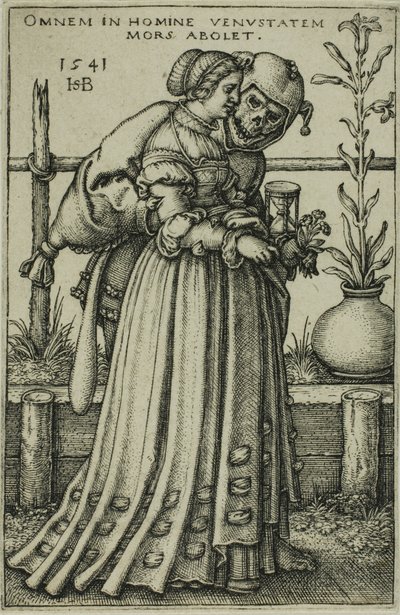 Leydi ve Ölüm by Hans Sebald Beham