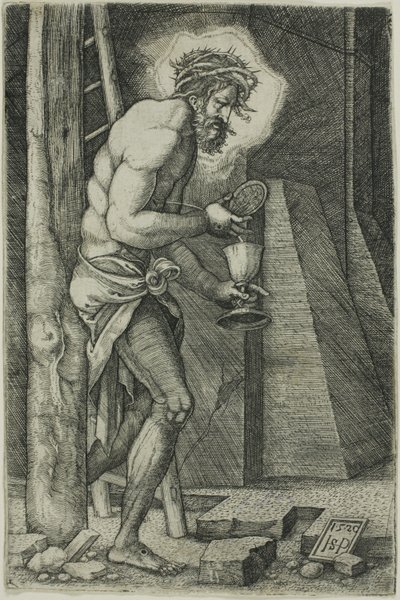 Acıların Adamı by Hans Sebald Beham