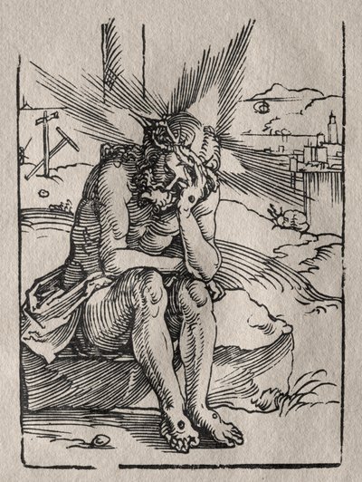 Acıların Adamı. by Hans Sebald Beham